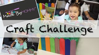 Easy Crafts with Kids - Kids Garden Craft Challenge