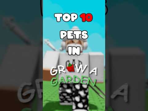 Top 10 PETS In Grow A Garden #roblox #growagarden #growagardenroblox #teirlist