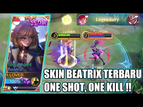 KING MM PAKAI BEATRIX, SEKALI TEMBAK BIKIN MUSUH TERKEJUT DAN MATI - MOBILE LEGENDS