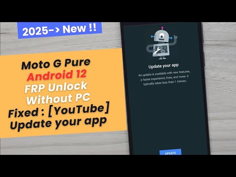 Moto G Pure [Android 12] 2025 Google (FRP) Bypass NO PC NEEDED! Fixes YouTube/Play Services Error