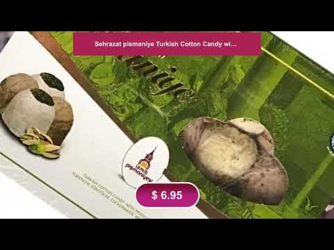 Sehrazat pismaniye Turkish Cotton Candy with pistachios 250gr