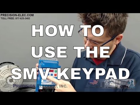 How To Use The SMV Variable Frequency Drive (VFD) Keypad
