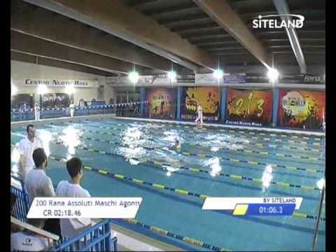 Serie 3 dei 200 Rana  Assoluti Maschi Agonisti - Meeting di Halloween 2013 9 Trofeo citta' di Rosa'