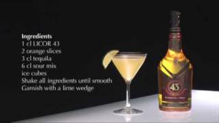 preview picture of video 'Cocktail of April by Licor 43: Spanish Margarita'