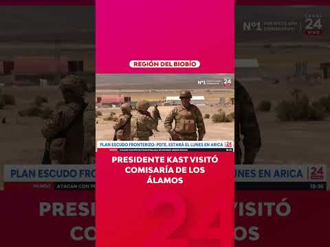 Presidente Kast visitó comisaría de Los Alamos | 24 Horas TVN Chile