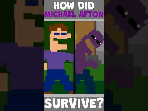 How Did Michael Afton Survive?  #fnaf #shorts