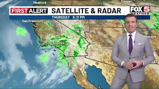 Another round of rain with showers continuing through Friday in Las Vegas