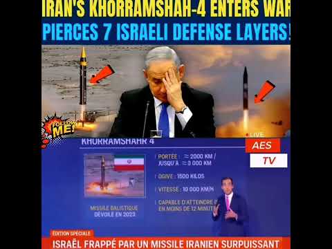 🇮🇷💥 Nethanyaou panique Israël frappe par un missile Iraniennes  surpuissant#fyp #iran #viral #usa