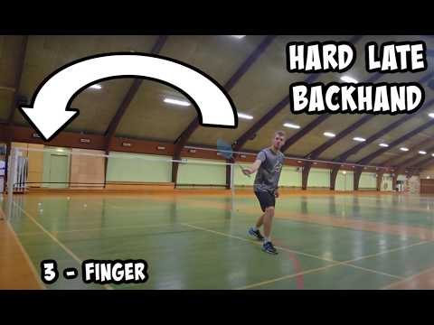 Powerful LATE Backhand Shot Made Easy in Badminton