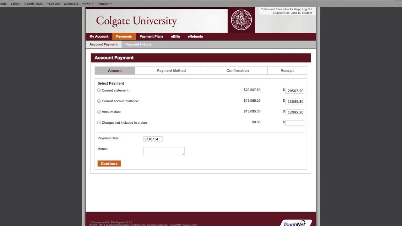 Ep. 6 - Making Tuition Payments Electronically (E-Bill Tutorial)