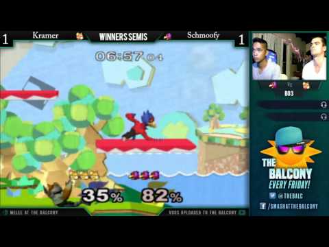 Melee at the Balcony 71 - Winners Semis ft. BCB|Schmoofy (Falco) VS Kramer (Fox)