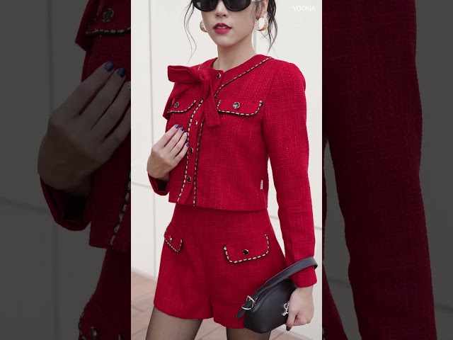 ND14S539- Sét bộ dạ tweed