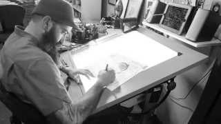 Juxtapoz x Adobe Present: The Making of... A Jeremy Fish Drawing