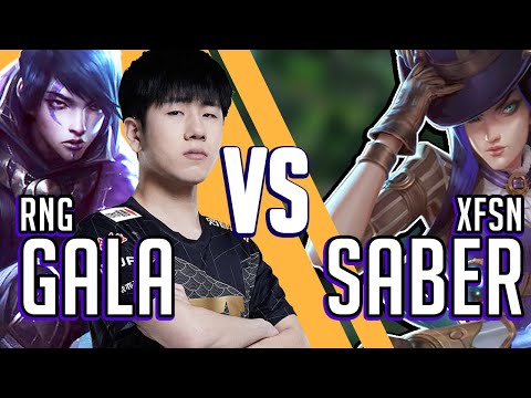 SABER Caitlyn vs RNG GALA Aphelios (FULL MATCH)