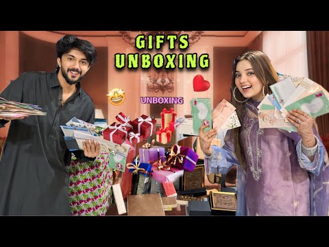 Shadi Kay Gifts Ki Unboxing 🎁🤩 | @hussain.tareen |