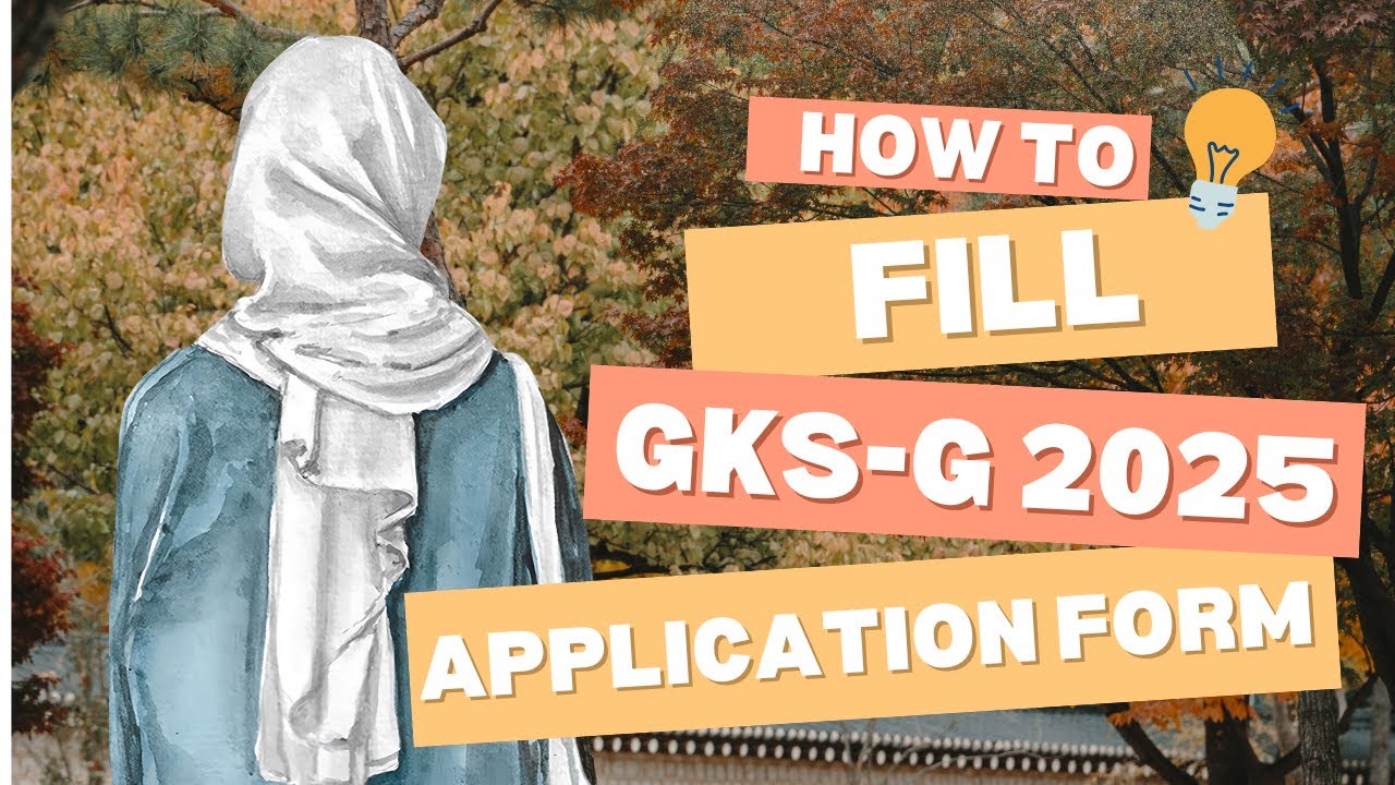 How to fill GKS-G 2025 Application form l #gksscholarship #indianinkorea