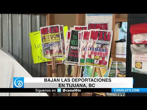 Video: Bajan las deportaciones en Tijuana, Baja California