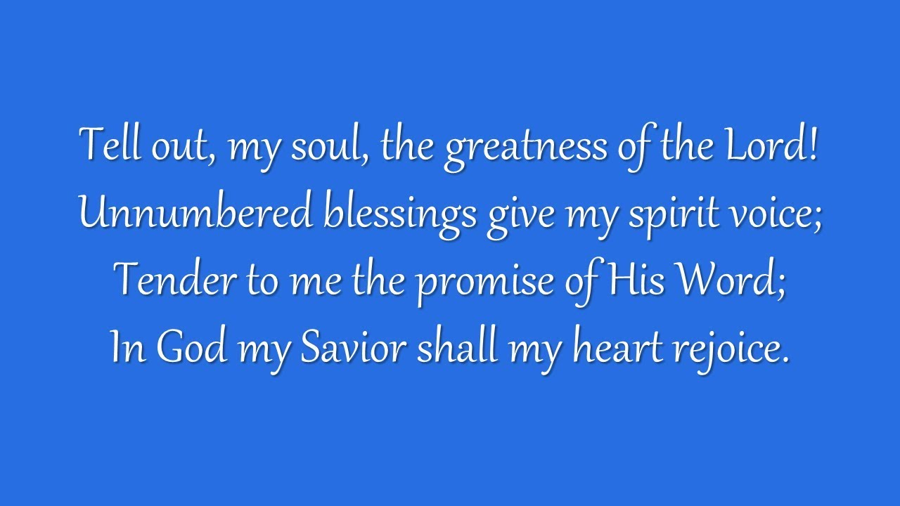 Tell Out, My Soul (Grace Community Church)