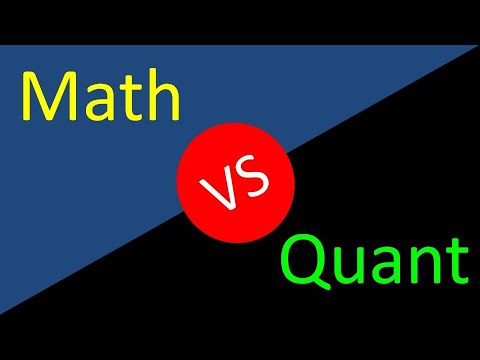 Math Masters vs Quant Masters