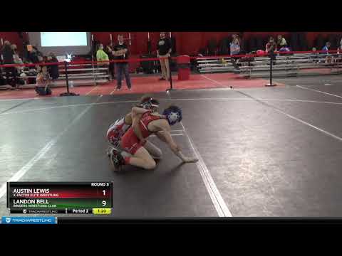 12U Second Chance 67-69 Landon Bell Ringers Wrestling Club Vs Austin Lewis X-Factor Elite Wrestlin