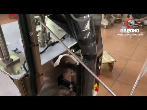 Granule powder cup measurement type automatic vertical bag packaging machine