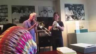 Bjorn and Hans Ingelstam Plays "Heebie Jeebies" on International Jazz Day