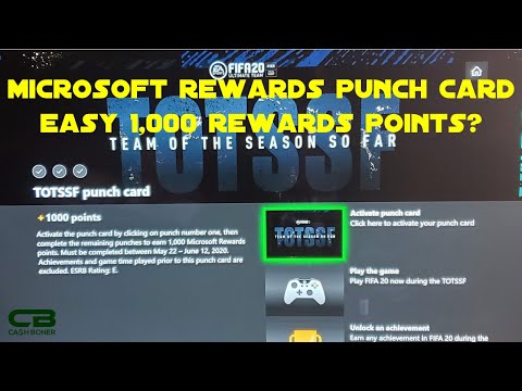 Team of The Season So Far FIFA 20 Microsoft Rewards Punch Card - 1,000 Rewards Points up for Grabs!
