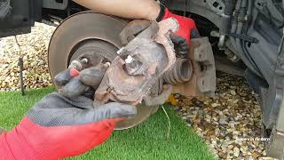 Jaguar XF Brake Service: How to Replace Front Discs, Pads, and Wear Sensor