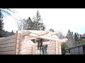 Little Log Cabin Building From Start To Finish