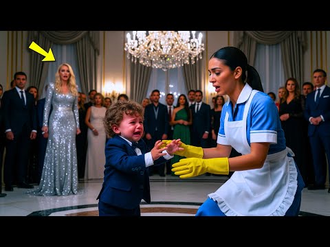 Nadie esperaba que el bebé del millonario llamara “mamá” a la empleada de limpieza