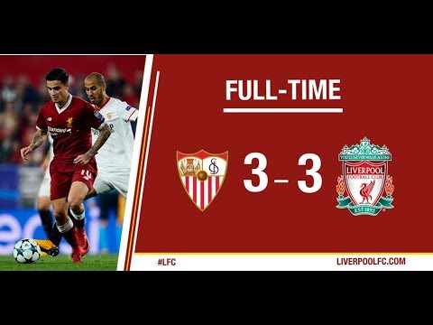 Sevilla vs Liverpool (3-3) Only Goals - Champion League 2017-18