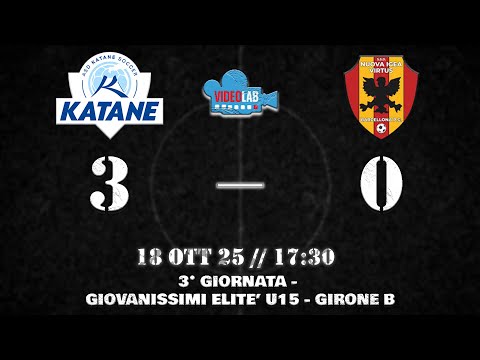 HIGHLIGHTS| 3° GIORNATA- GIOVANISSIMI ELITE' U15 - GIRONE B| KATANE SOCCER 3-0 NUOVA IGEA VIRTUS