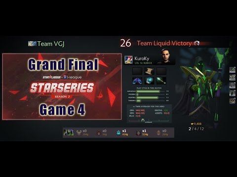 Dota 2 SL i-League 3 | Kuroky . Rubick | [FULL , GAME 4]
