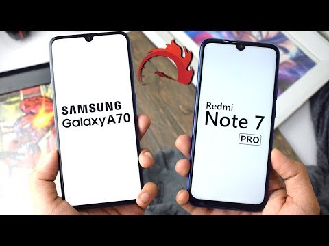 Samsung Galaxy A70 vs Redmi Note 7 Pro: Speed Test!!!