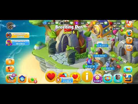 UPGRADING BREEDING DEN TO LEVEL 6 | DRAGON MANIA LEGENDS