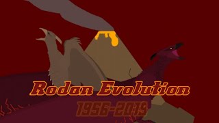 Rodan Evolution 1956-2019 (Old Animation)