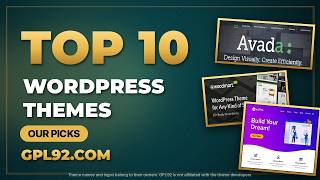 Top 10 WordPress Themes (Our Picks) – Astra Pro, Avada, WoodMart & More | GPL92.
