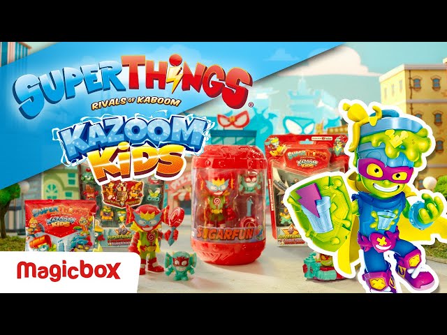 Figurina Mash Crash cu accesoriu SuperThings seria Kazoom Kids S1 