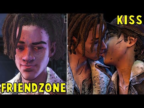 Clem Friendzone vs Kisses Louis Romance -All Choices- The Walking Dead The Final Season Episode 2