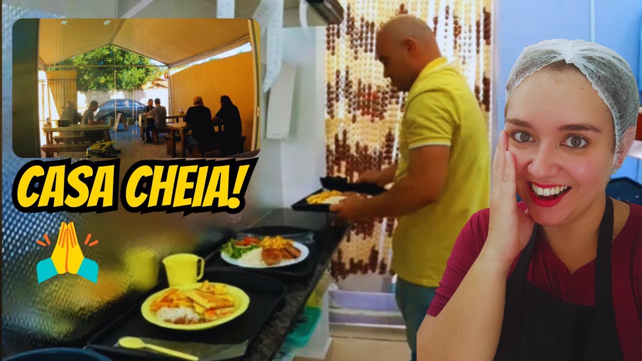 ROTINA DA NOSSA SEMANA VENDENDO MARMITEX E PRATO FEITO NO RESTAURANTE