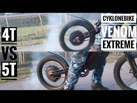 Two eBikes - Different Motors! CyklonEbike Venom Extreme 12 600 W QS205 4T vs 5T - what to choose?