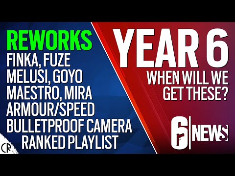 Year 6 Reworks Finka, Fuze, Melusi, Goyo, Maestro, Mira, Bulletproof Cam - 6News - Rainbow Six Siege