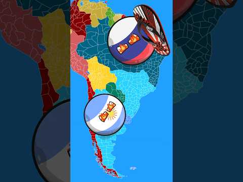 What If Russia 🇷🇺 and Brazil 🇧🇷 Switched Places 🔁 #countryballs #shortsfeed #shortvideo #shorts