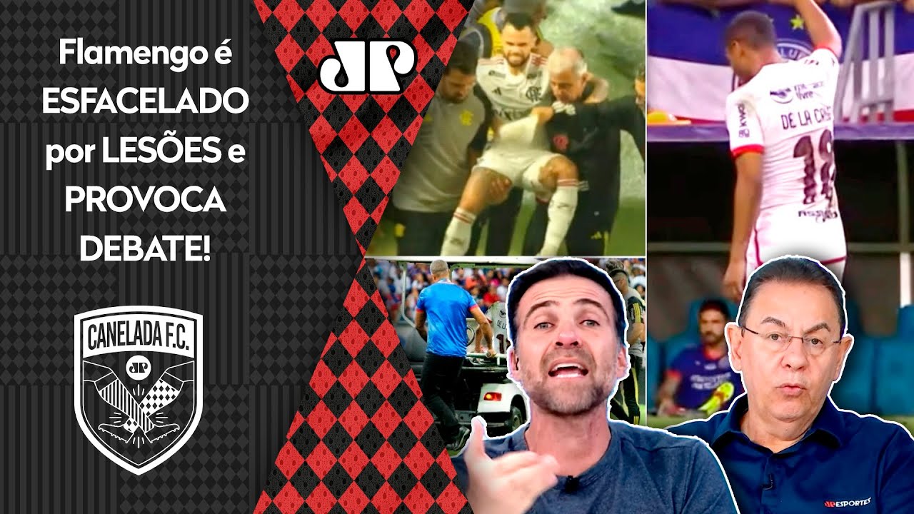 "NÃO É POSSÍVEL! Tem ALGUMA COISA ERRADA no Flamengo! Cara..." LESÕES contra o Bahia ASSUSTAM?