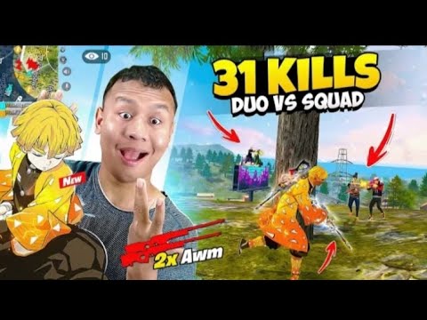 2x Awm is Just Perfect with Demon Slayer Bundle ✌ @TondeGamer - Free Fire Max@BMGEMAR81