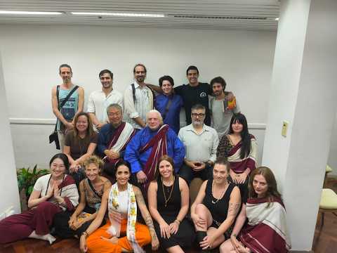 Lama Glenn H.Mullin interview on the Narayan Center, Argentina