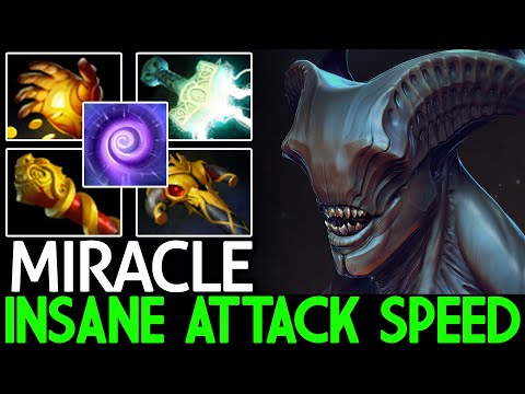 MIRACLE [Faceless Void] Insane Rate Bash with Attack Speed Build Dota 2
