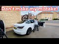 Rockbros Suction Bike Carrier review on Tesla glass roof! Don't make my mistake! Watch this first.
