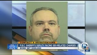PBC Sheriff's Deputy facing sex-related charges