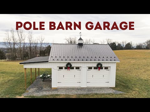 24x24 Post Frame Building Tour